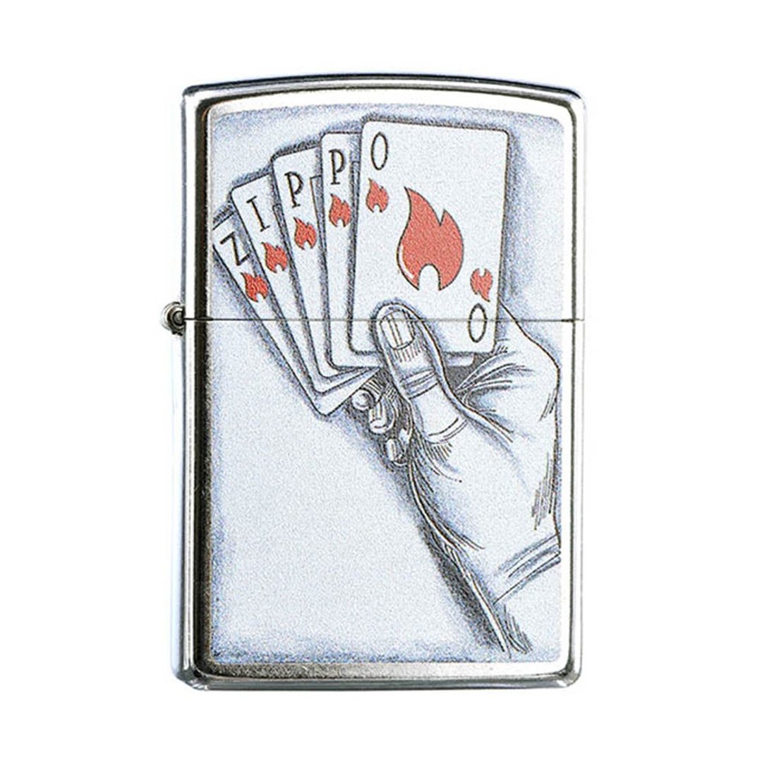 【ZIPPO官方旗舰店】 一手好牌防风打火机 - 其他 - 铜/黄铜 