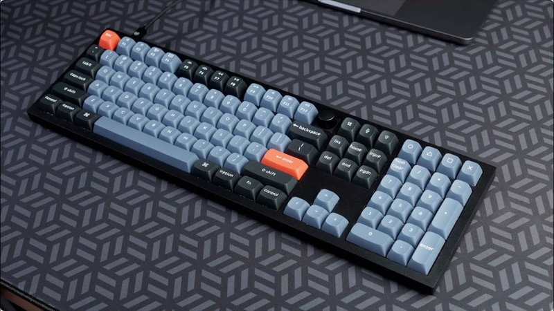 Keychron Q6 QMK 旋纽定制机械键盘 - 电脑配件 - 铝合金 黑色