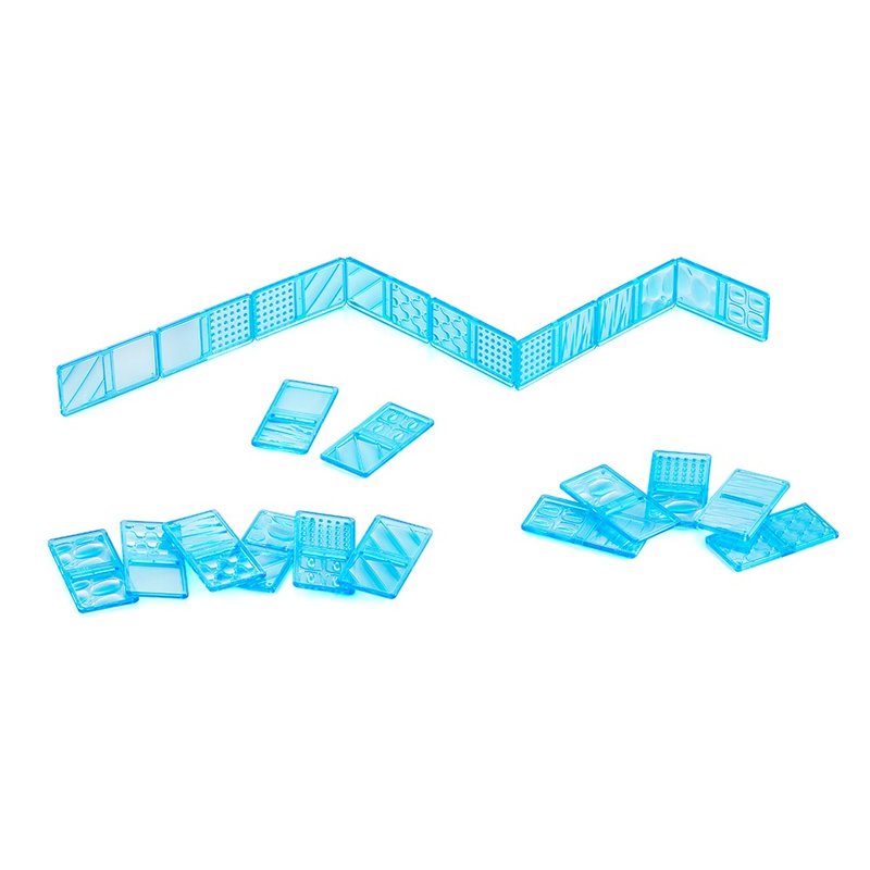 忙着玩 - 透明触觉骨牌 (23032) 生日礼物 新年礼物 儿童益智玩具 - 玩具/玩偶 - 塑料 