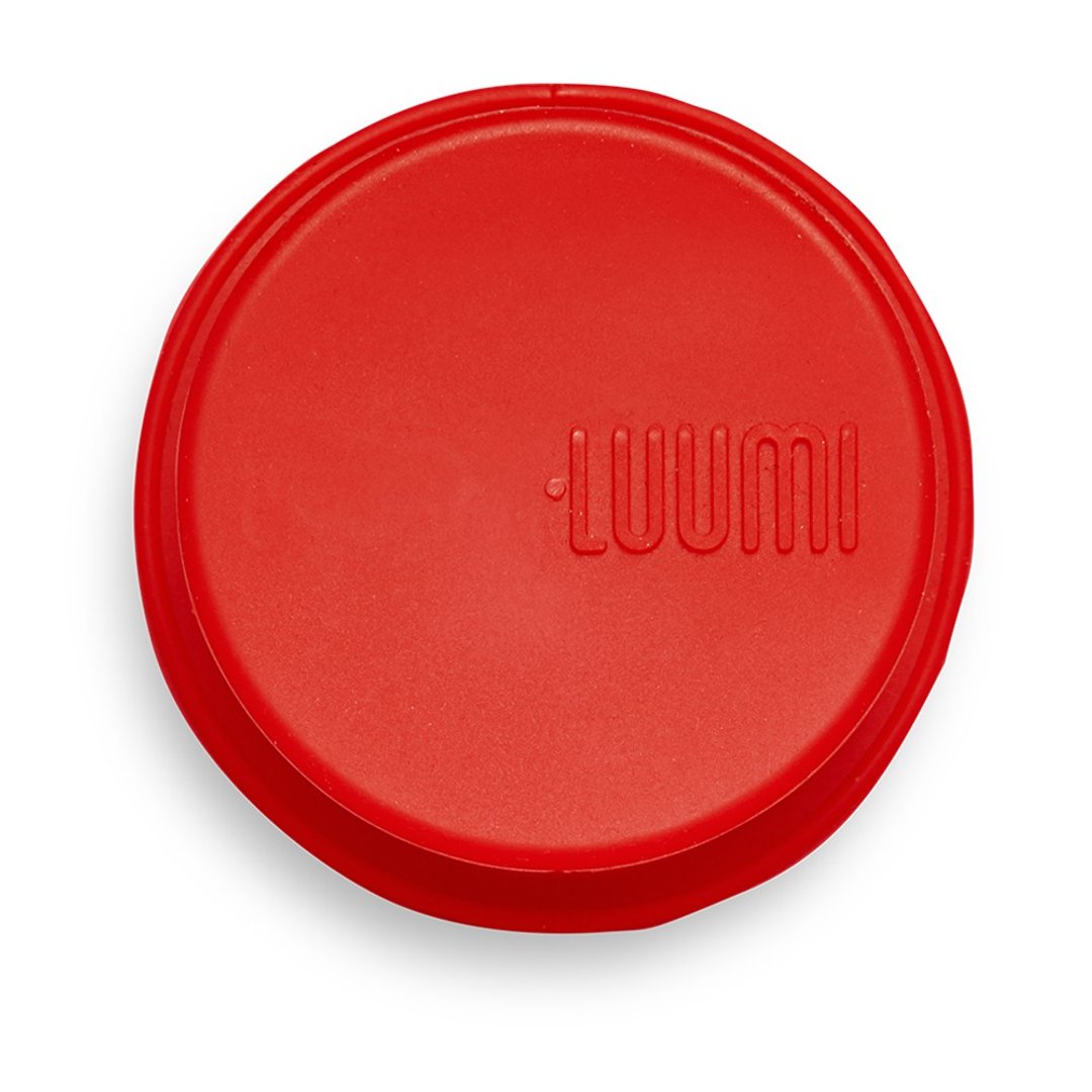 加拿大LUUMI Sealed Lids 密封盖 红 - 环保吸管 - 硅胶 红色