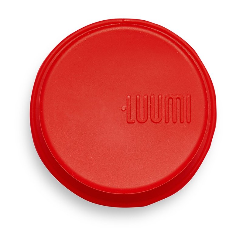 加拿大LUUMI Sealed Lids 密封盖 红 - 环保吸管 - 硅胶 红色