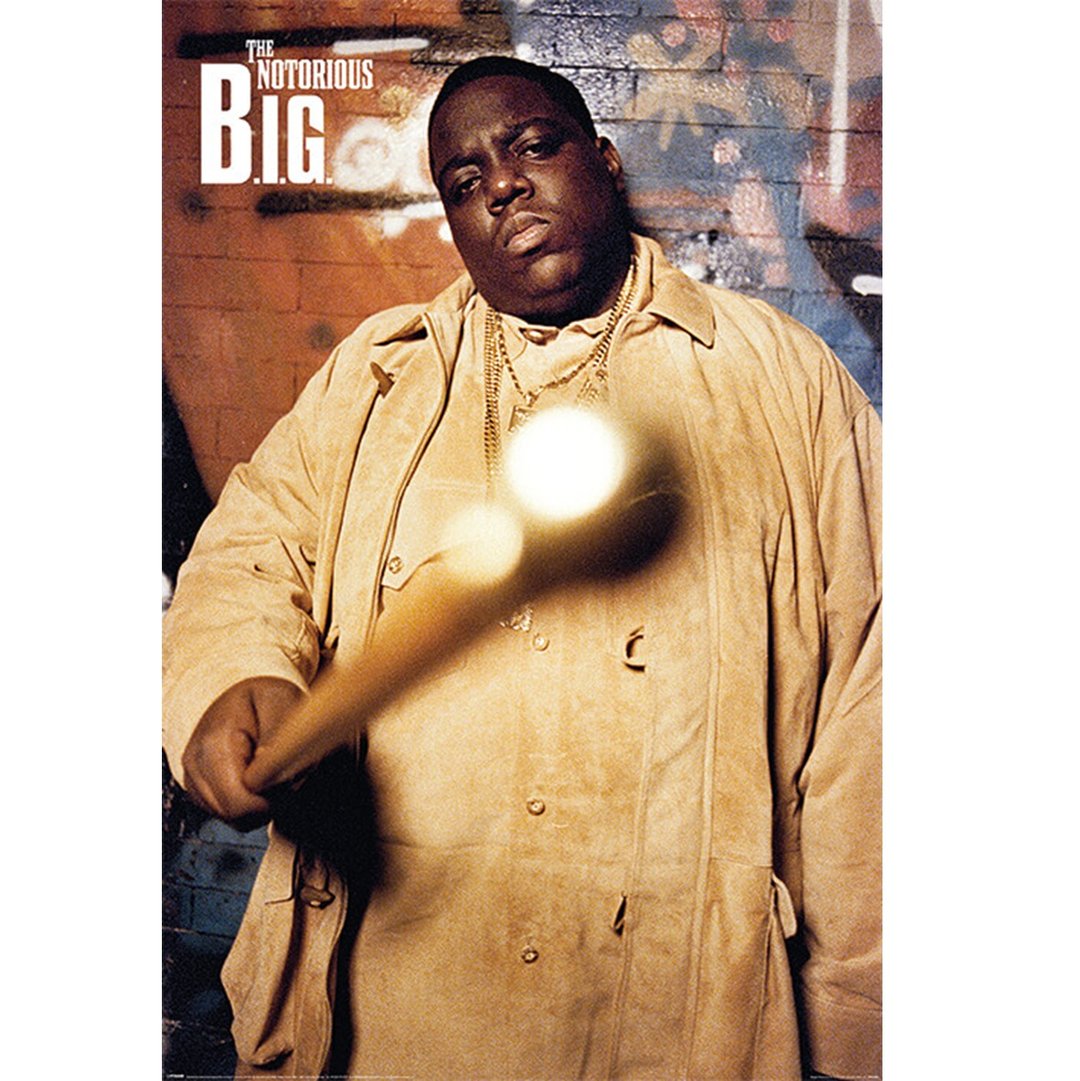 声名狼借先生 The Notorious B.I.G. (Cane) 英国进口海报 - 海报/装饰画/版画 - 其他材质 多色