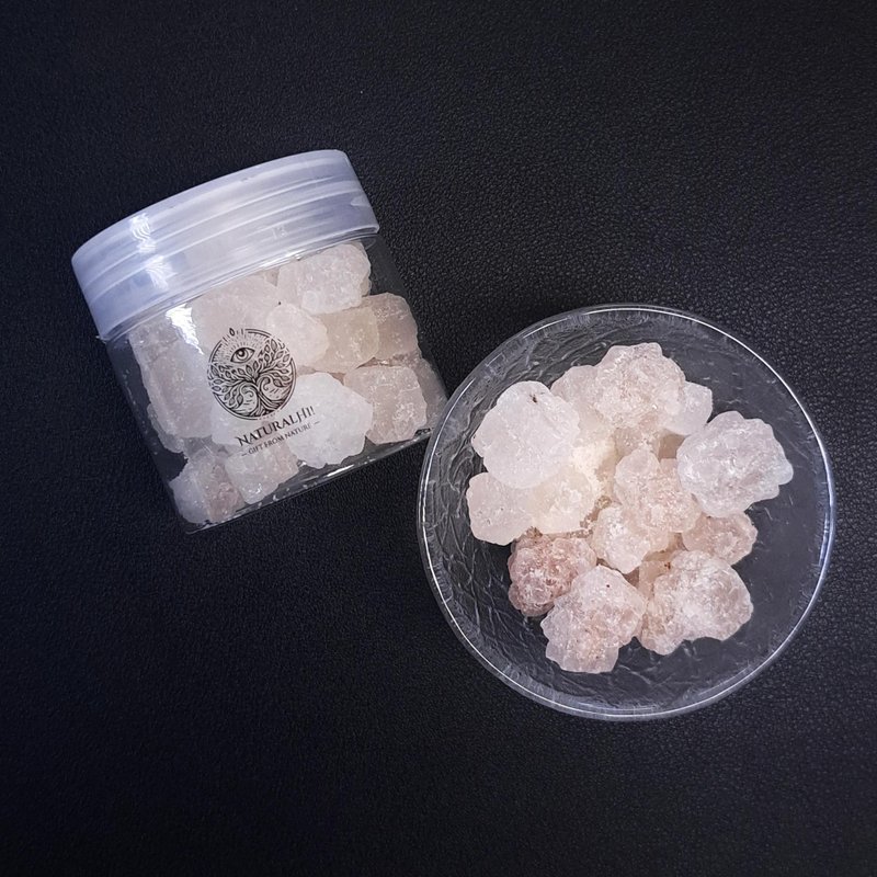 海盐 100g | 消磁净化 | 保护 | 驱邪 | 舒缓疼痛 - 香薰/精油/线香 - 环保材料 白色
