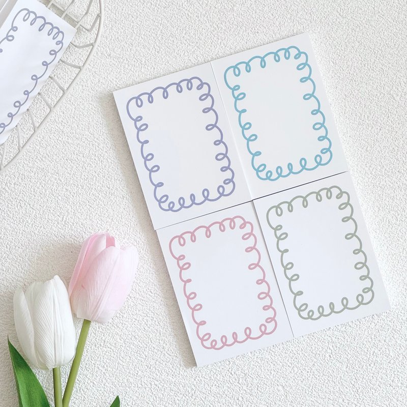 涂鸦框memo纸 (2色款) - 便条纸/标签贴 - 纸 