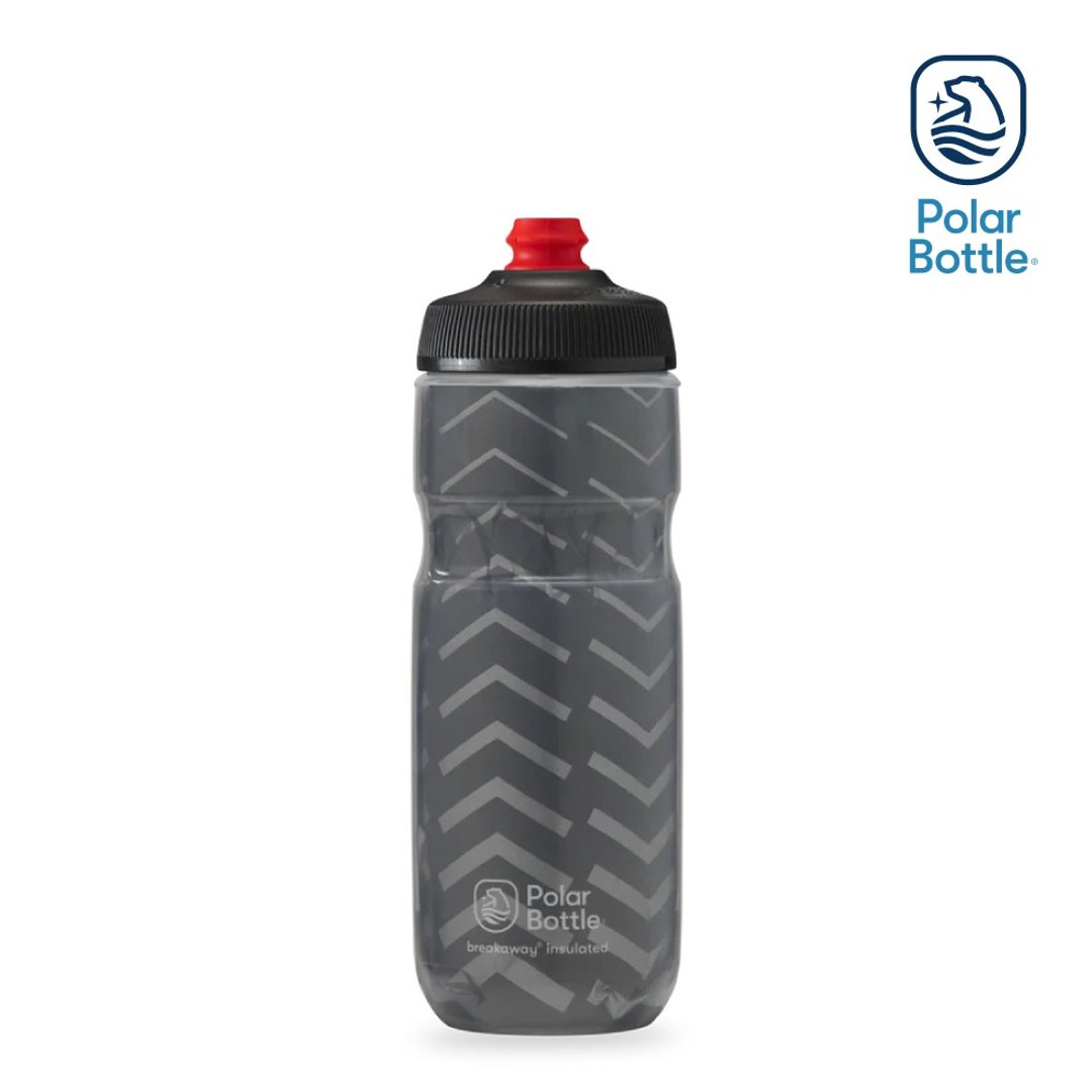 Polar Bottle 20oz 双层保冷喷射水壶 BOLT 灰银 - 运动配件 - 塑料 灰色