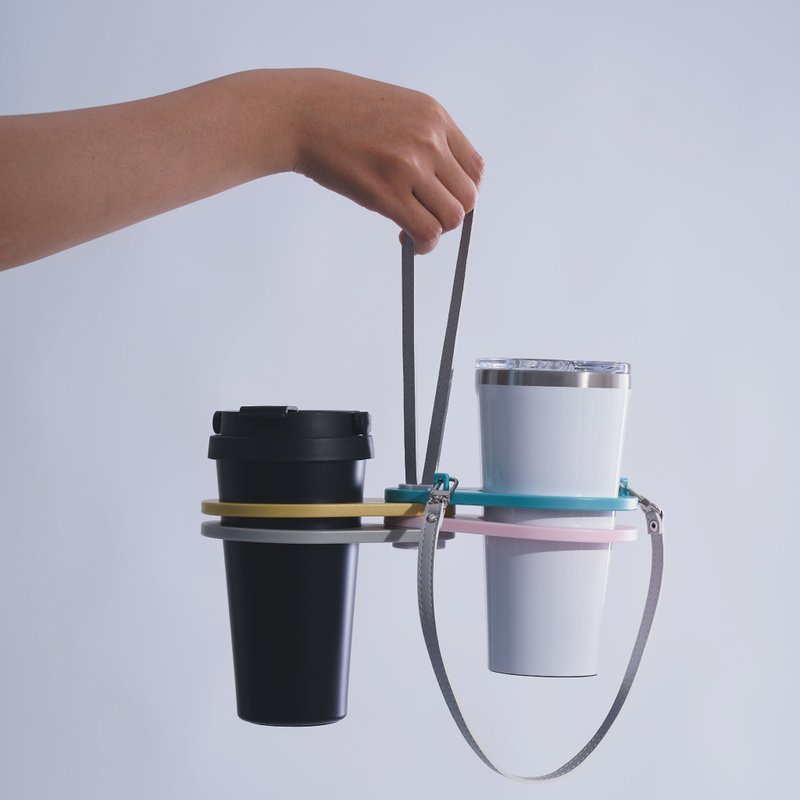 JY水滴杯架 I 极简环保爱生活 I 1杯4杯 一提就OK - 随行杯提袋/水壶袋 - 环保材料 多色