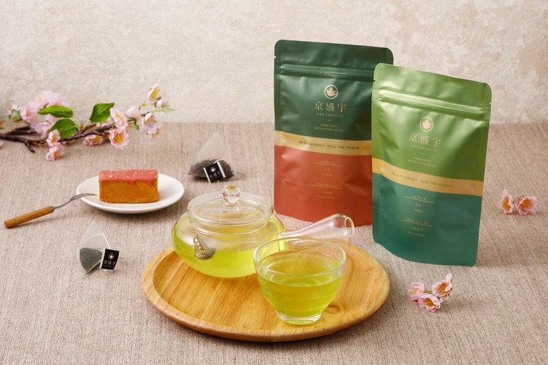京盛宇【茶包】八女煎茶、八女焙茶-原叶茶包15入-世界选茶日本茶 - 茶 - 新鲜食材 多色