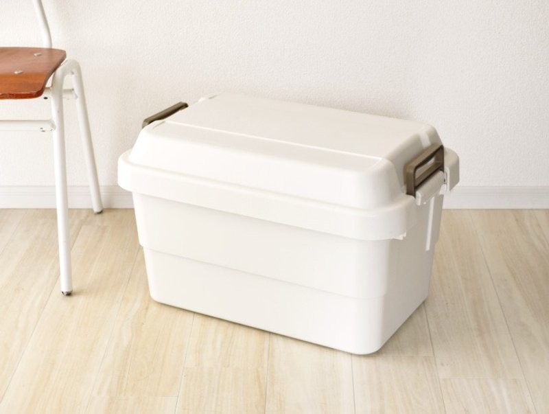 日本TRUNK CARGO多功能环保耐重收纳箱50L -二色可选(白色及棕色) - 收纳用品 - 塑料 白色