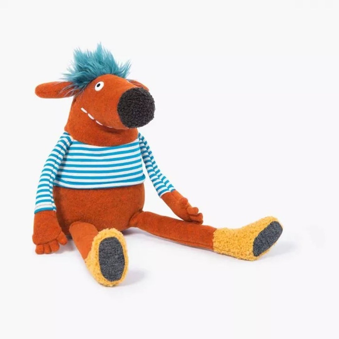 法国 Moulin Roty 布布毛怪好友 - 皮豆 - 玩具/玩偶 - 聚酯纤维 多色