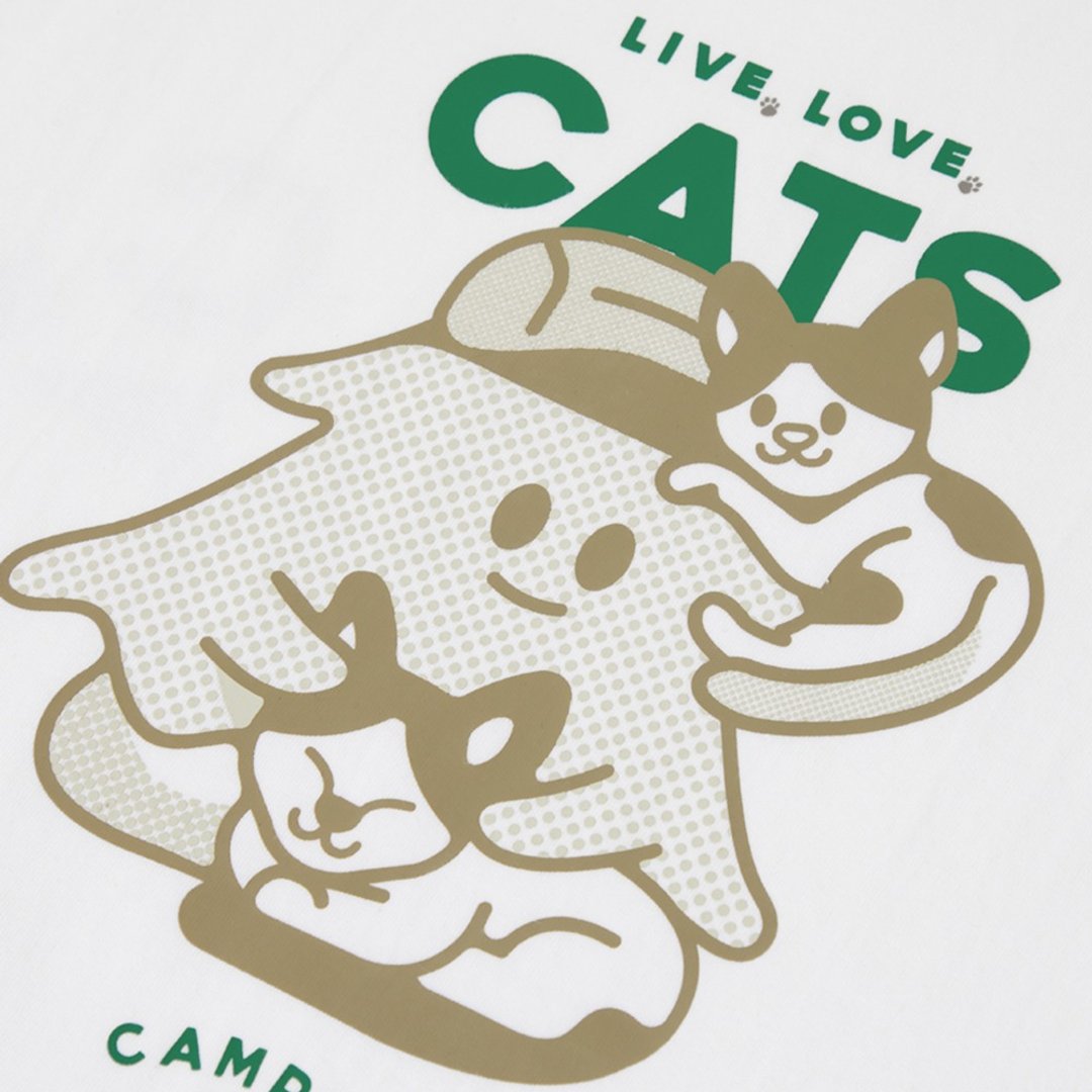 Camper Puu - Cats 插画T恤 - 女装 T 恤 - 棉 