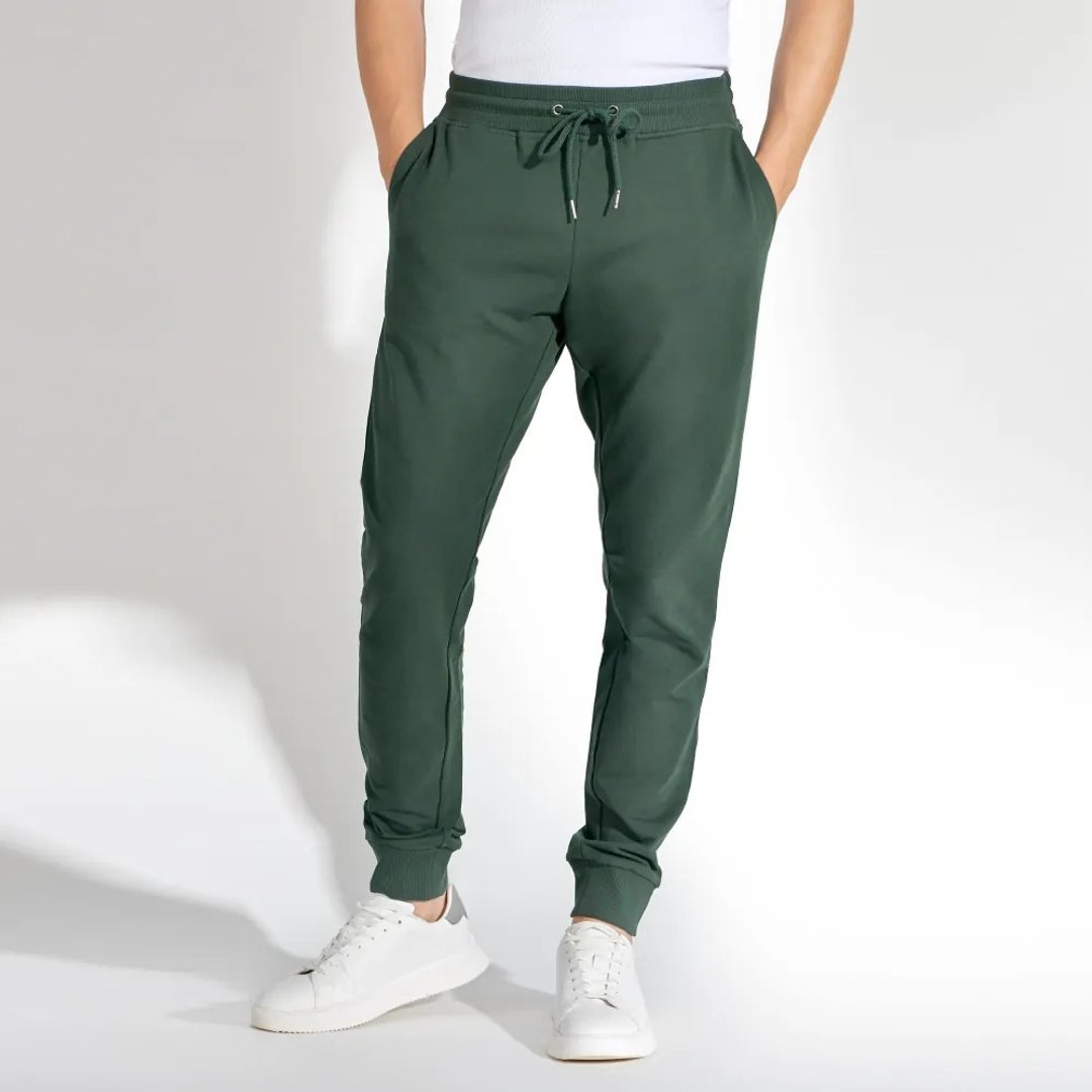 Bread & Boxers Lounge Pant 经典有机棉长裤 2.0 - 森林绿 - 男士长裤 - 棉 绿色