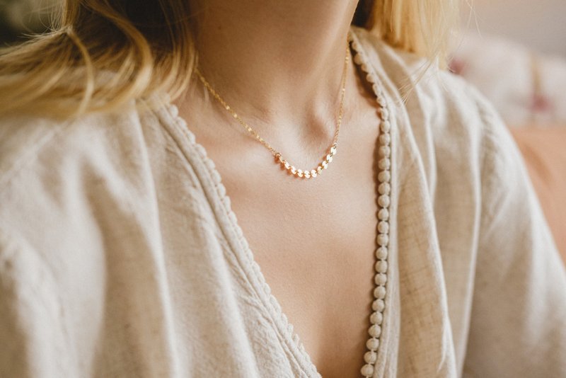 Zoaje ITALY 项链 14k注金包金 链子 基础百搭款 简约 法式小众 - 项链 - 贵金属 金色