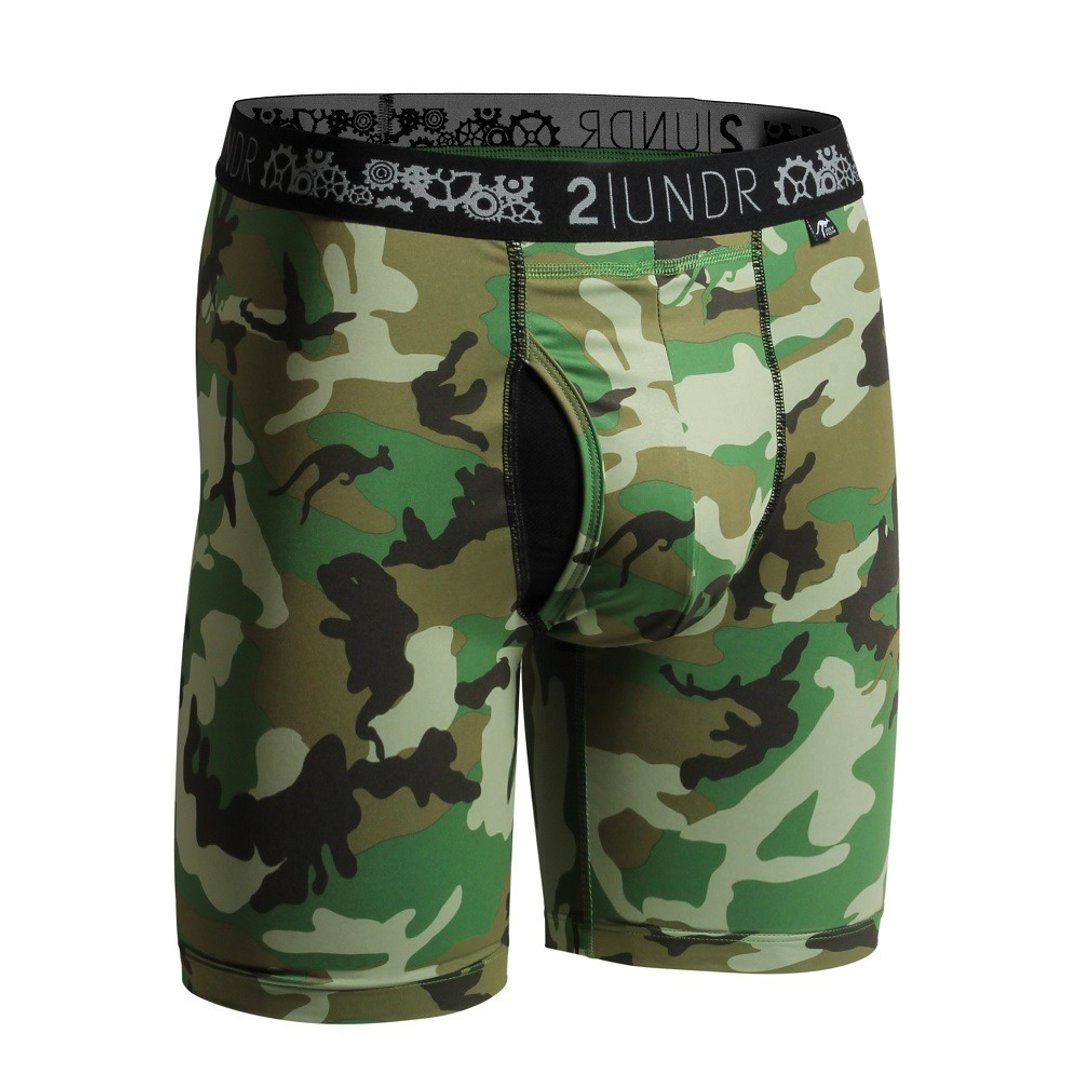 2UNDR GEAR SHIFT 运动四角内裤 【Woodland  Camo】(9寸) - 男士内衣裤 - 其他材质 多色