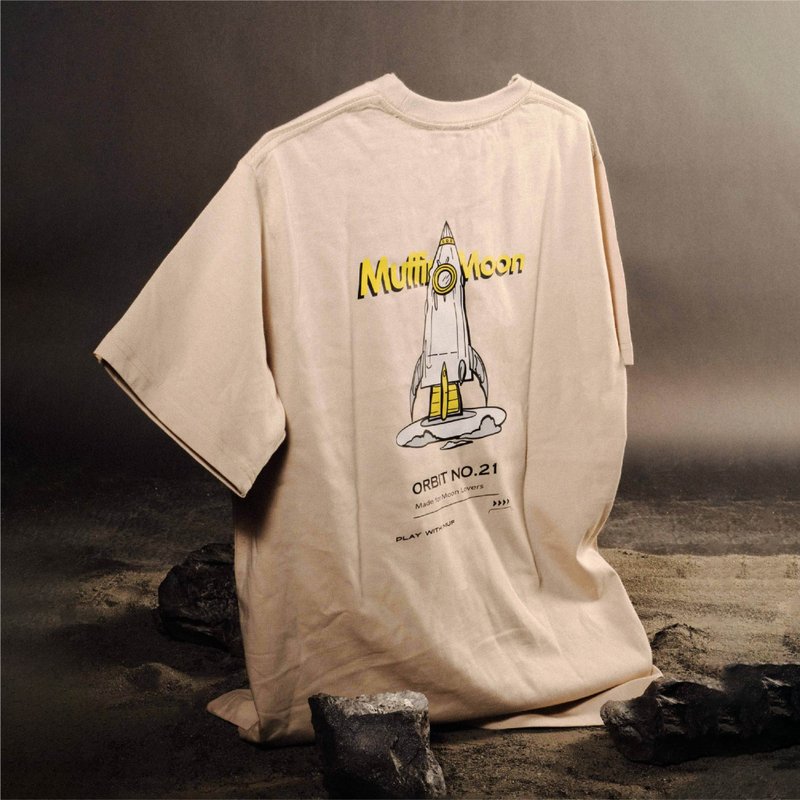 【预购】Rocket Launch TEE - 男装上衣/T 恤 - 棉．麻 多色