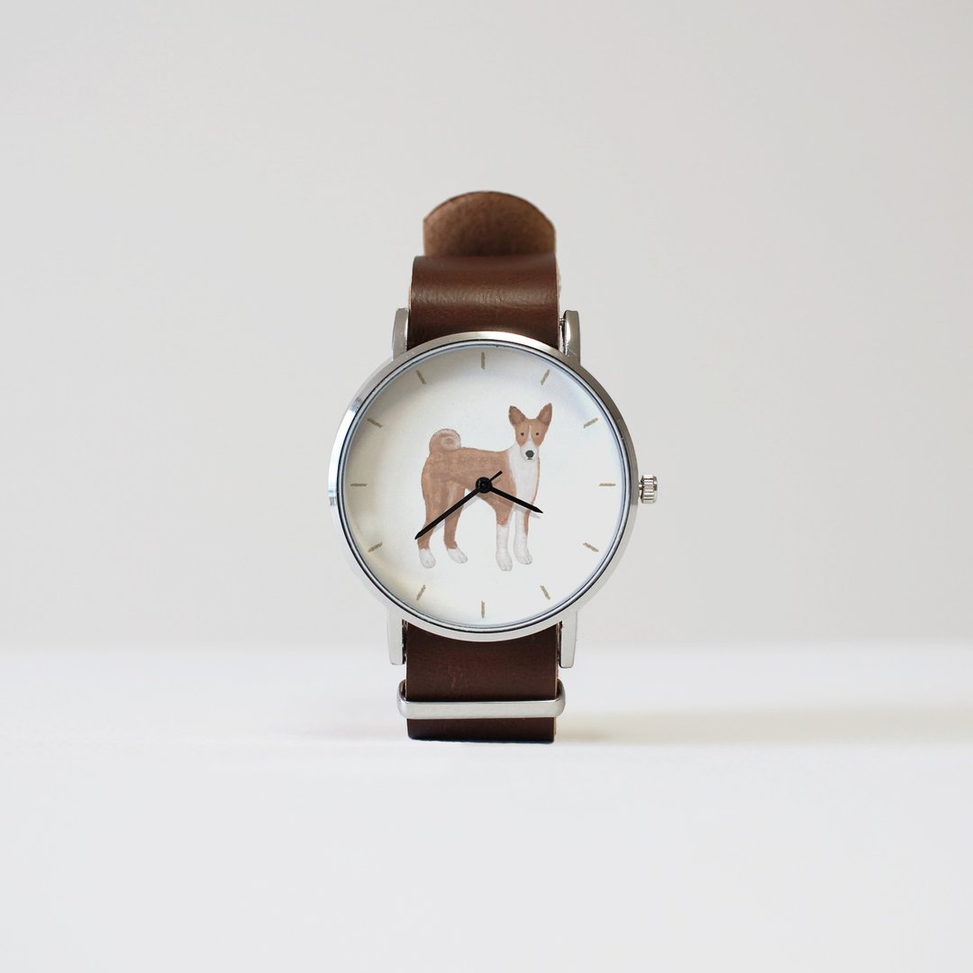 basenji watch - 女表 - 其他材质 咖啡色