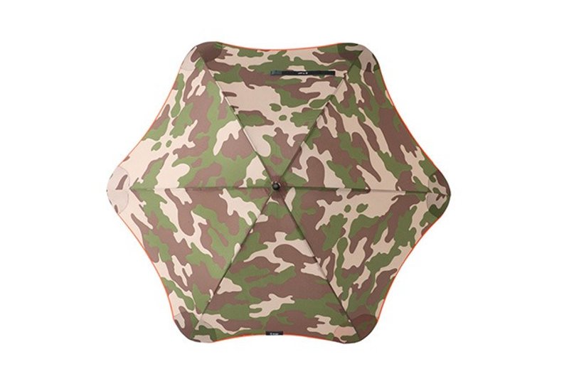 【BLUNT 保兰特 】CLASSIC 抗强风直伞大号 - 迷彩图腾 (迷彩橘) - 雨伞/雨衣 - 聚酯纤维 橘色