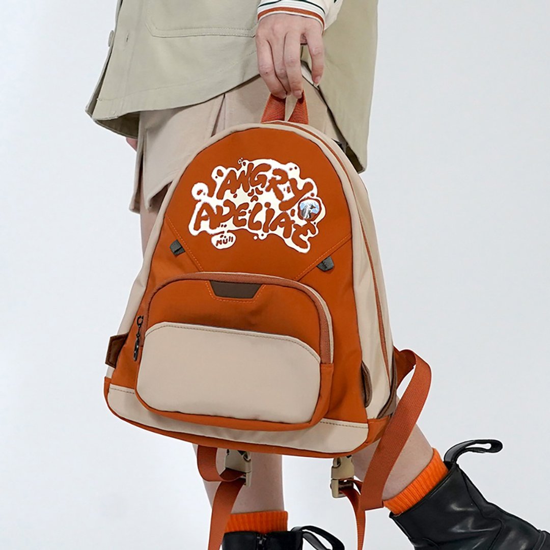 nullbag空形原创小众设计日系女双肩后背包可爱休闲背包出游小包 - 后背包/双肩包 - 尼龙 