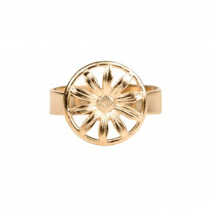 波斯菊戒指 - 戒指 - 其他金属 金色