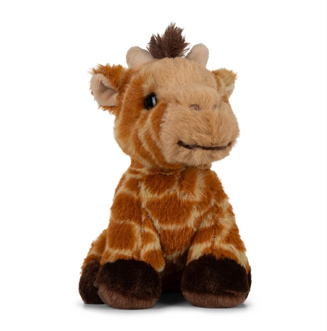 24H 出货 BON TON TOYS x WWF 长颈鹿坐坐填充玩偶 -16cm - 玩偶/公仔 - 环保材料 咖啡色