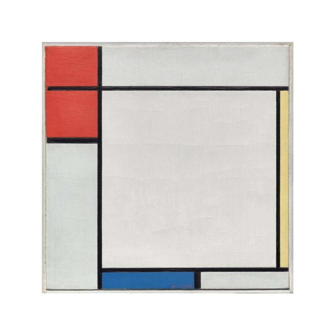 【原版海报】Piet Mondrian | Red Yellow and Blue - 海报/装饰画/版画 - 纸 蓝色