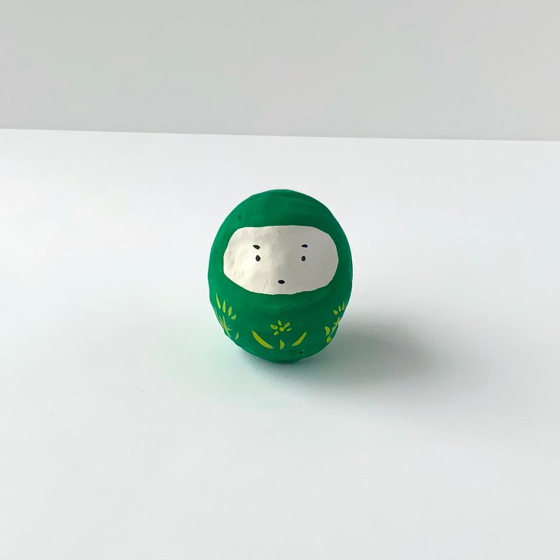绿色达摩 - 玩偶/公仔 - 纸 绿色