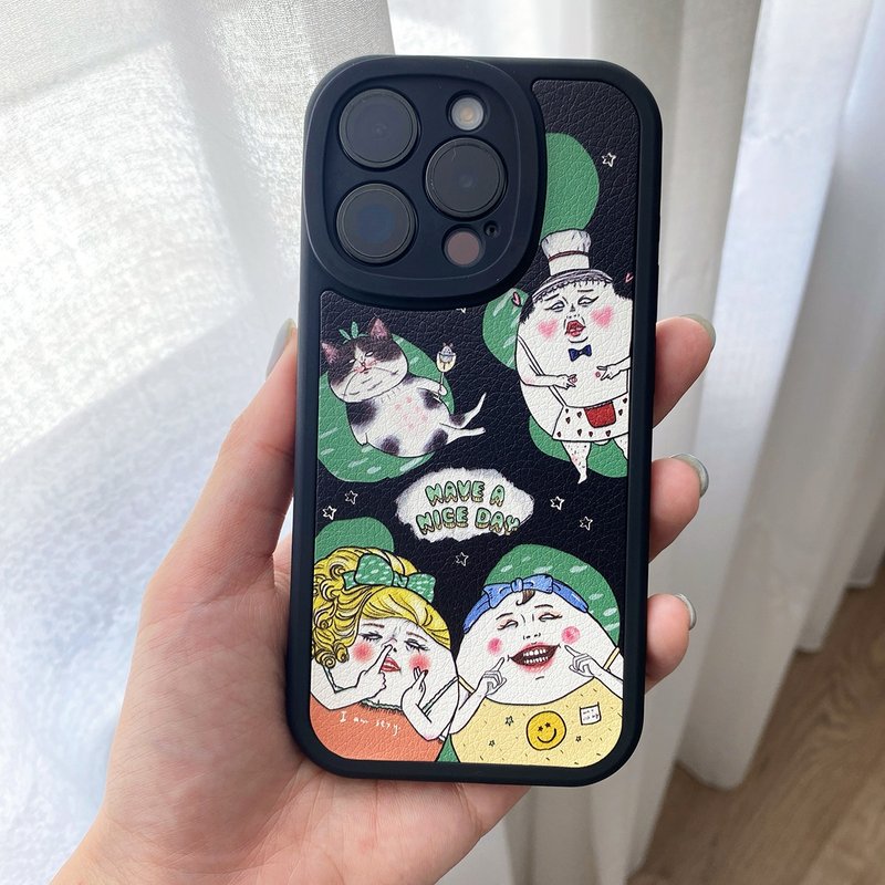 Have a nice day - iPhone 13-16 手机壳 (全软壳) - 手机壳/手机套 - 塑料 黑色