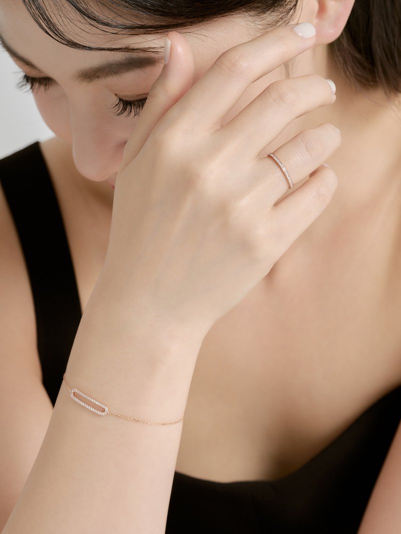 | FLEDGE洄圈手链 | 18K金 钻石轻珠宝//圣诞礼物 - 手链/手环 - 贵金属 