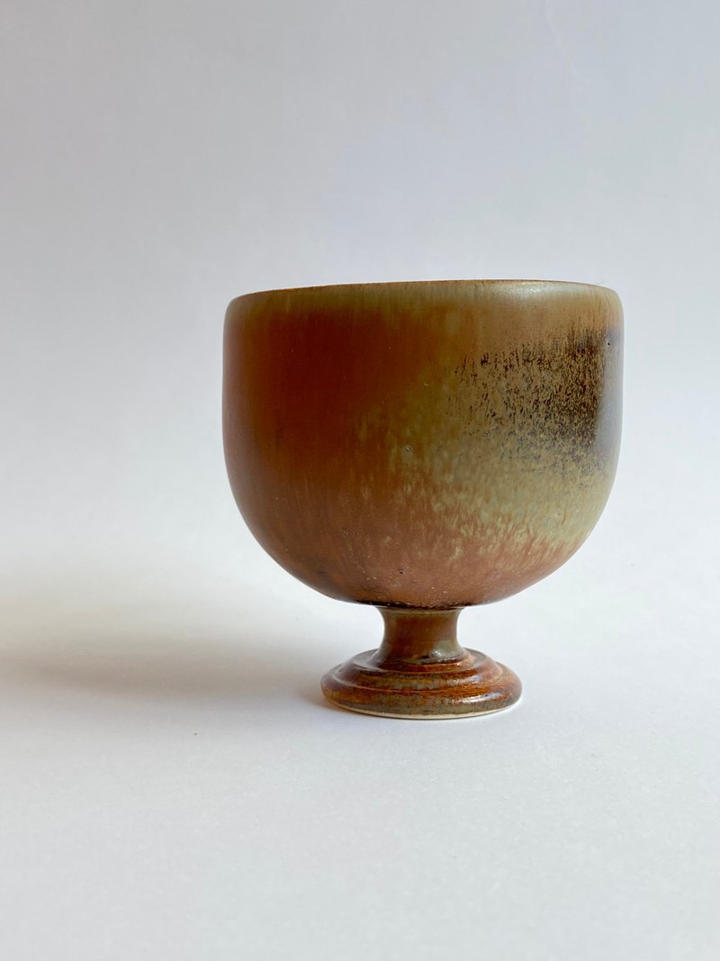 马上杯 赤土高原 (陶艺手拉坏) - 茶具/茶杯 - 陶 