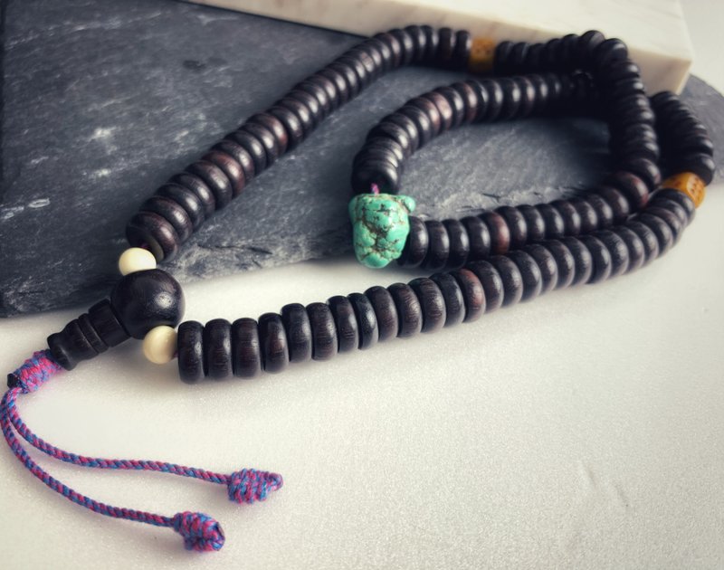 小叶紫檀木珠 - 手链/手环 - 其他材质 白色