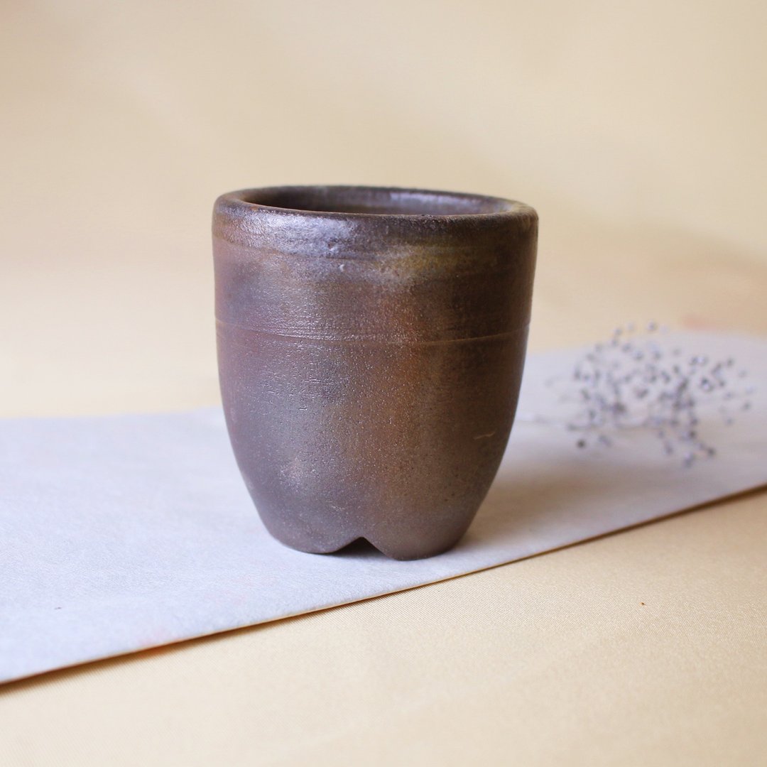 柴烧高盆栽 新彩烧 柴烧陶艺 手作作品 盆器 |圭窑 - 植栽/盆栽 - 陶 银色