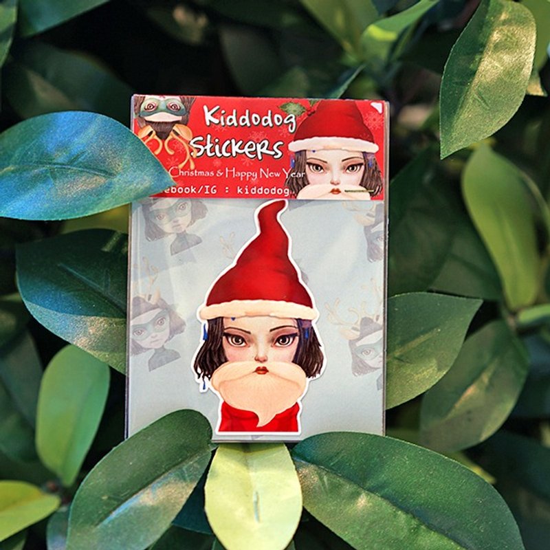 Christmas gift, 聖誕 禮物, Xmas Santa Sticker, 貼紙, Christmas gifts. - 贴纸 - 纸 