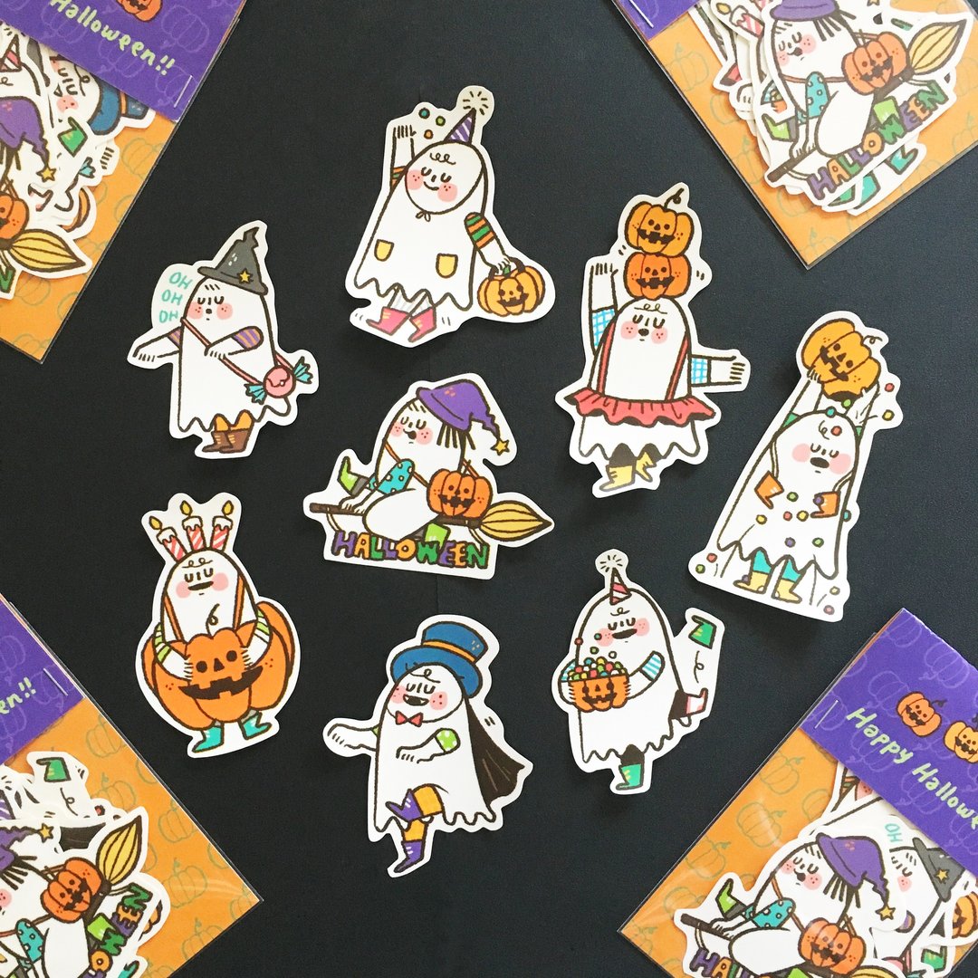 Happy Halloween! / 贴纸组 - 贴纸 - 纸 多色