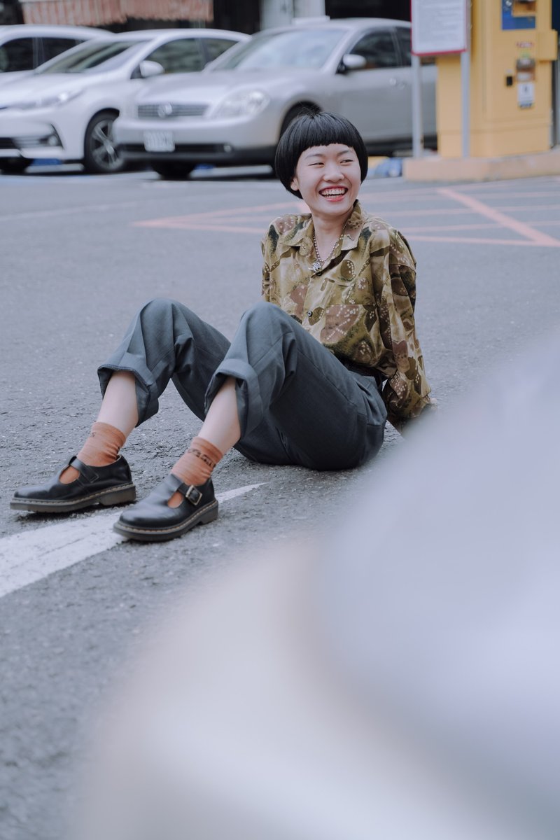 除了True Love 情感生活有时也会特别的安排 长袖 古着衬衫 - 女装衬衫 - 聚酯纤维 