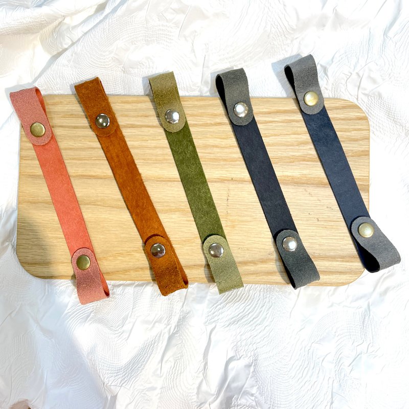 防疫必备耳朵要舒服之牛皮二用可调口罩减压宝 - 口罩 - 真皮 金色