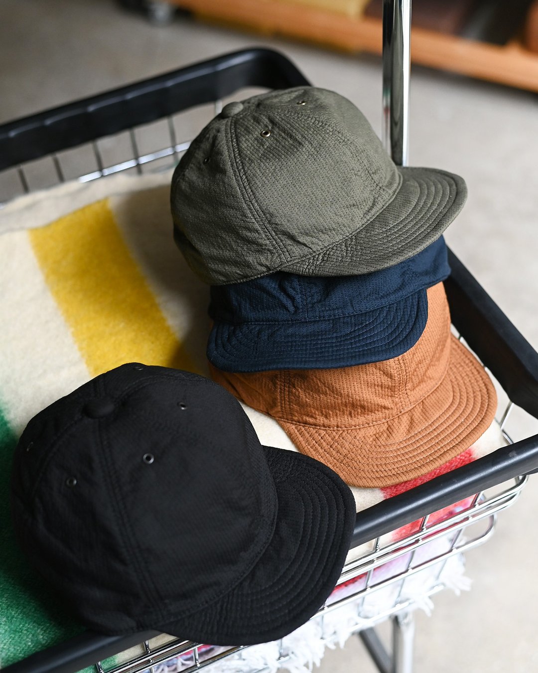 HIGHER Stitch Cloth Cap日本车缝短檐帽 / 日本制、水兵帽、老帽 - 帽子 - 棉 多色