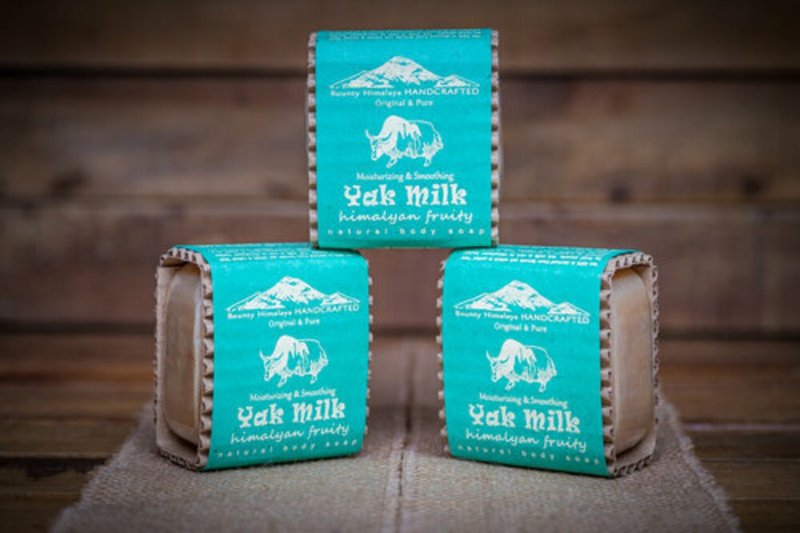 尼泊尔喜马拉雅之宝温润氂牛奶润肤护发手工养发皂100g - 洗发用品 - 其他材质 绿色