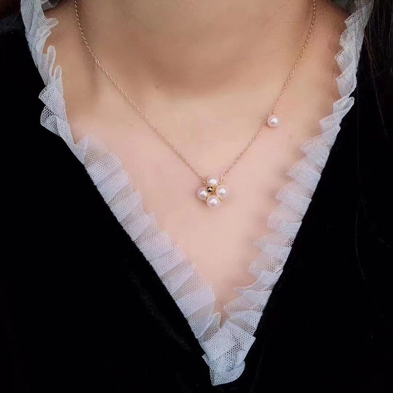 ENDRO ACC 呼唤珍珠项链 - 项链 - 珍珠 白色