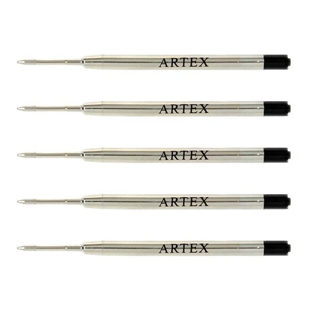 ARTEX油性原子笔芯5入(与派克PARKER品牌通用) 黑 - 其他 - 其他材质 黑色