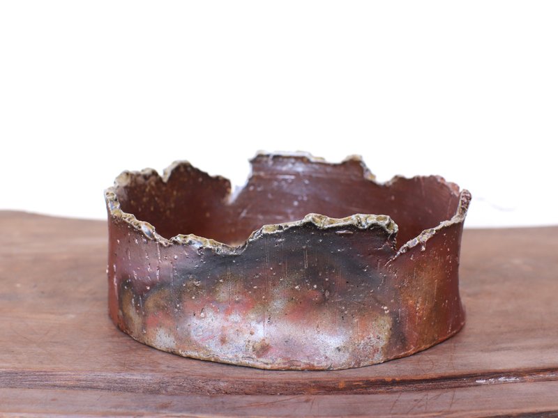 备前烧花瓶 H3-127 - 花瓶/陶器 - 陶 咖啡色