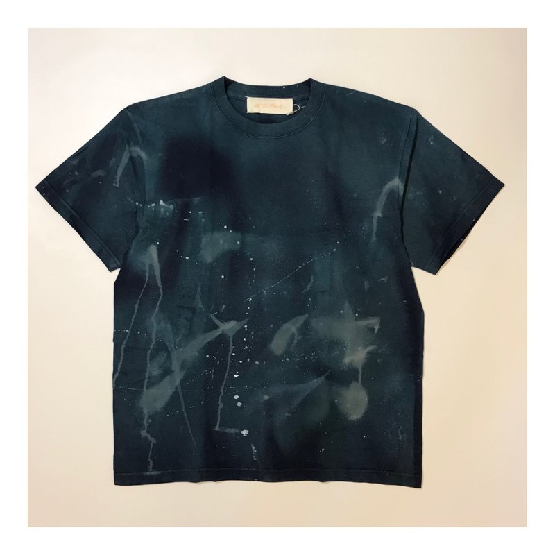 Galaxy 系列手绘短袖T恤 - 男装上衣/T 恤 - 棉．麻 多色