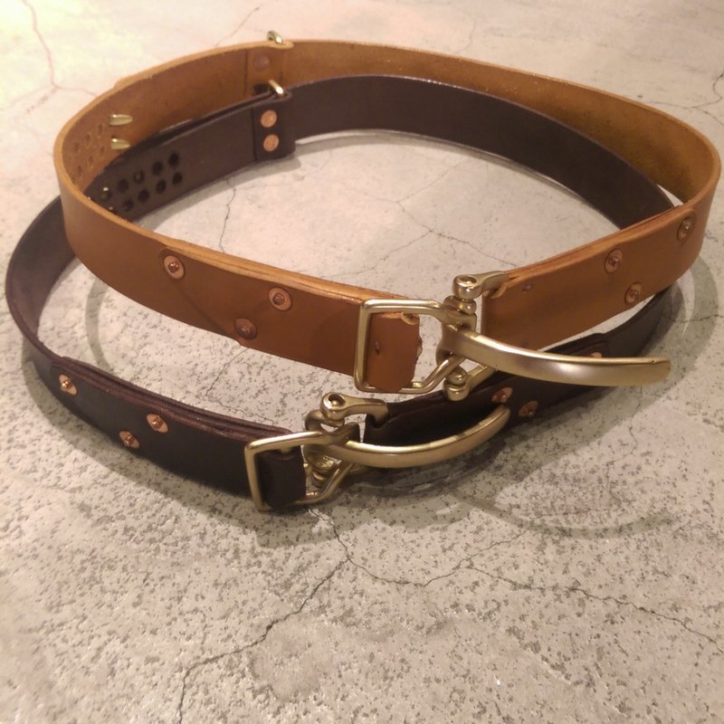 定制化皮带，免费刻字，绣字 - 皮带/腰带 - 真皮 多色