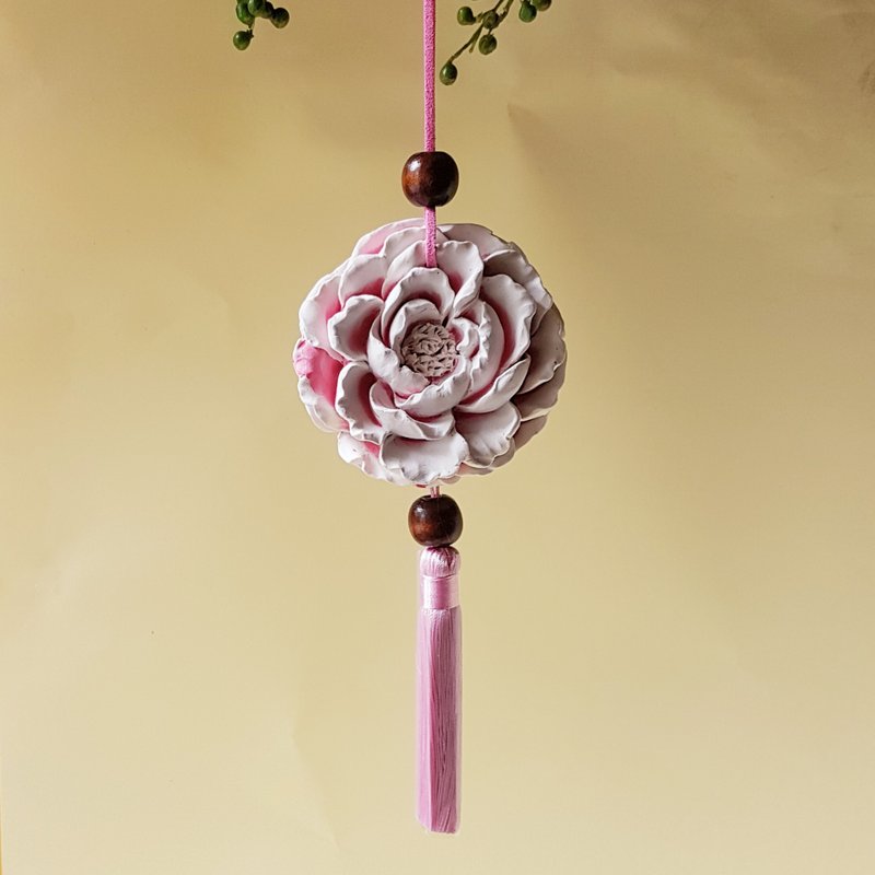 娇妍牡丹花 扩香圭藻复合材质 香氛扩香石 母亲节 婚礼 礼赠 - 肥皂/手工皂 - 其他材质 红色