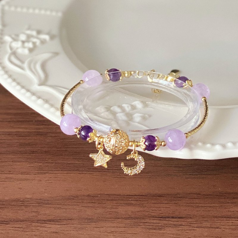 Amelia Jewelry丨浮生若梦 • 紫水晶设计手串 - 手链/手环 - 水晶 紫色