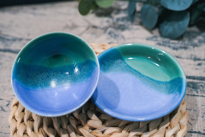 茶杯盘组(一杯一盘)・三毛撒哈拉/薰衣草系列 - 茶具/茶杯 - 瓷 