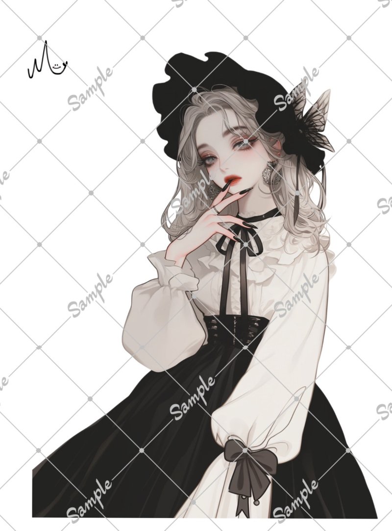 原创人物贴纸 - 贴纸 - 纸 