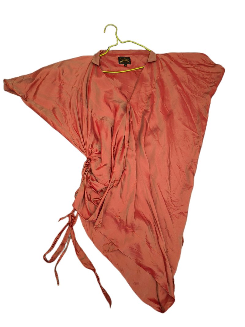 Vivienne Westwood 西太后 中古 异形绑带连体裙 - 洋装/连衣裙 - 丝．绢 红色