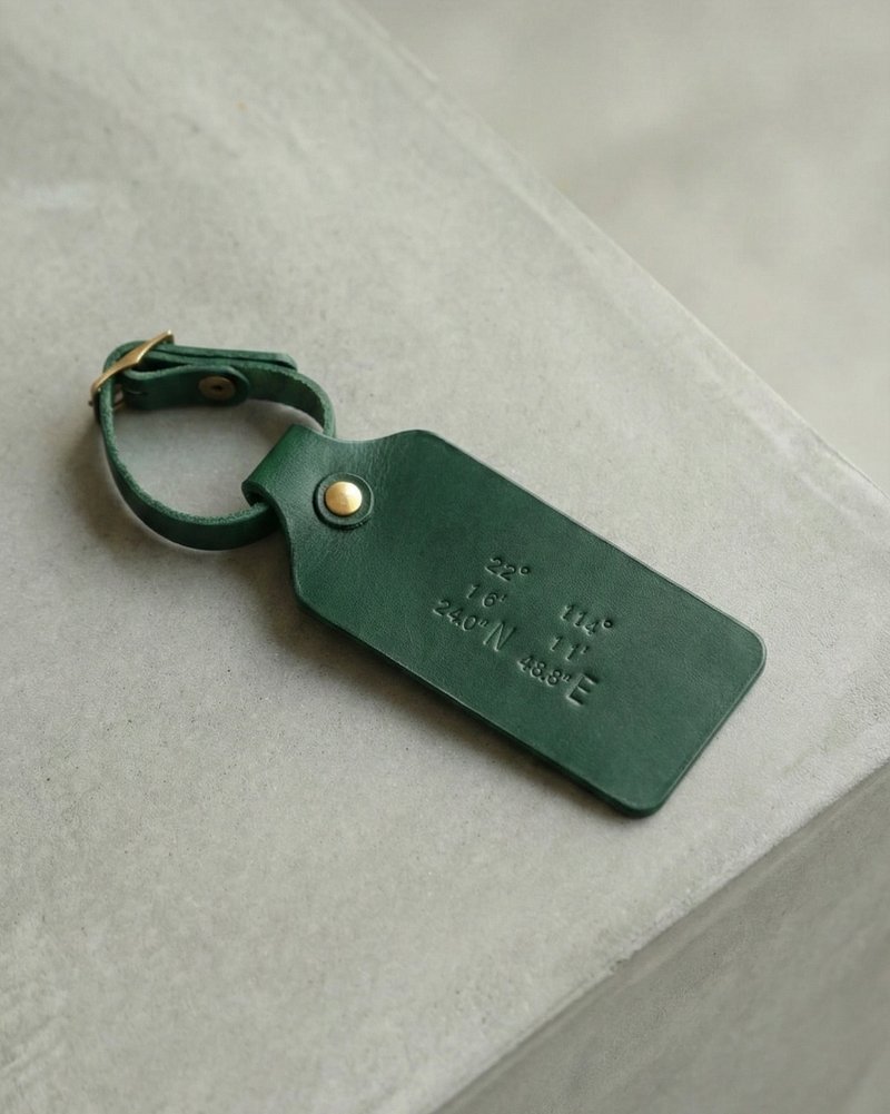 【Foundation】The Landmark mini 建筑感行李挂牌, Buttero硬革 - 行李吊牌 - 真皮 