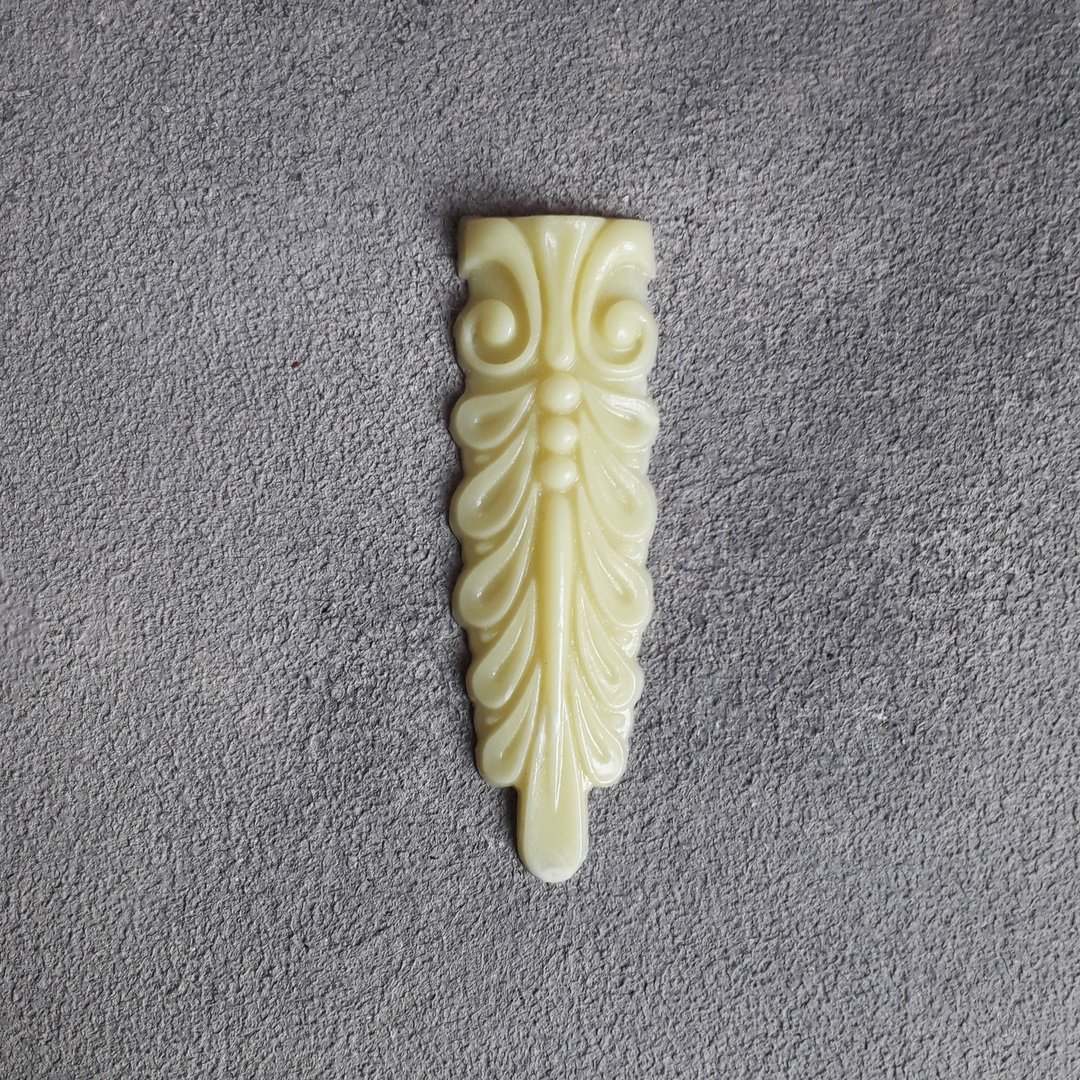Furniture applique Ornate onlay trim supplies Drop moulding Embellishment 35*105 - 其他 - 塑料 