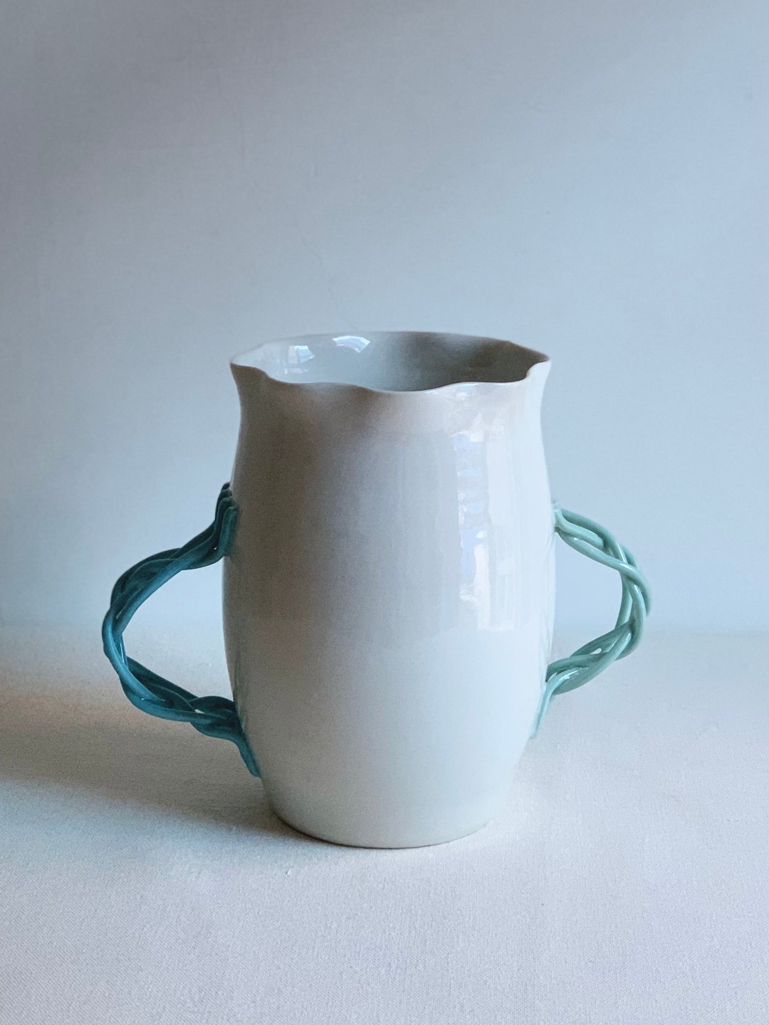 捕梦网-展示品/花器 - 花瓶/陶器 - 瓷 白色