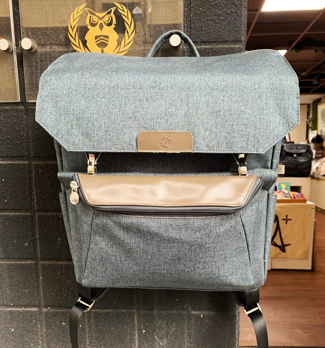 超级福利品 | 15寸后背包 | 灰蓝绿/单层小包 | 灰蓝绿 | 防盗包 | 轻量化 | 组合包 - 后背包/双肩包 - 防水材质 多色